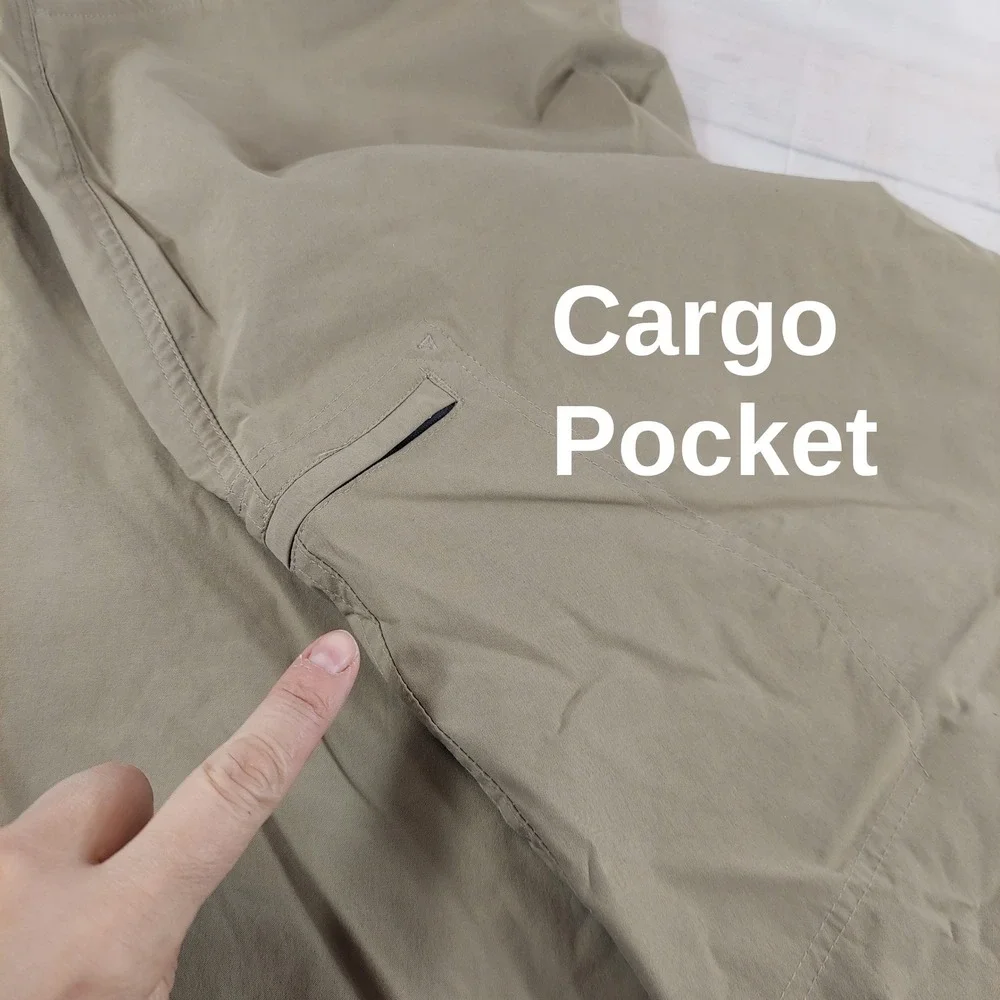ZeroXposur Men's Travel Series Pants Khaki Size 44x29 Nylon Spandex Blend‎